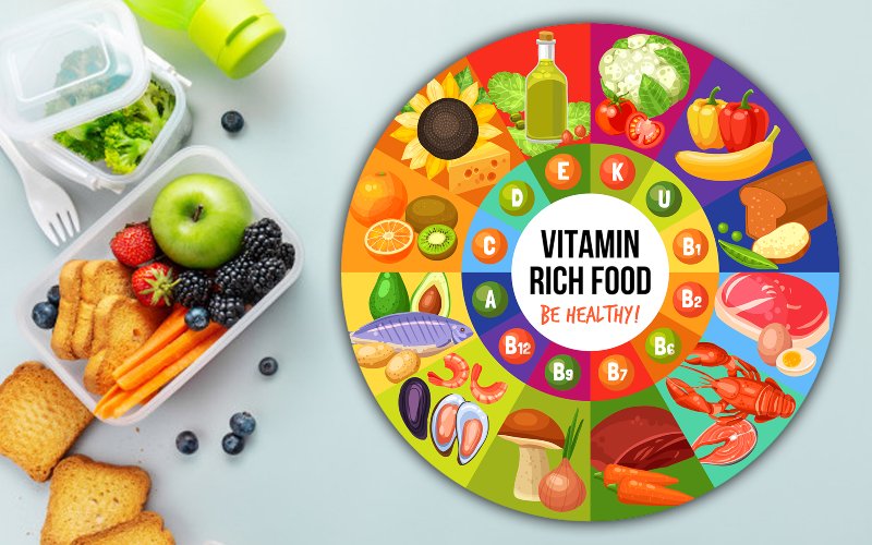 Vitamin được cung cấp từ thực phẩm hằng ngày