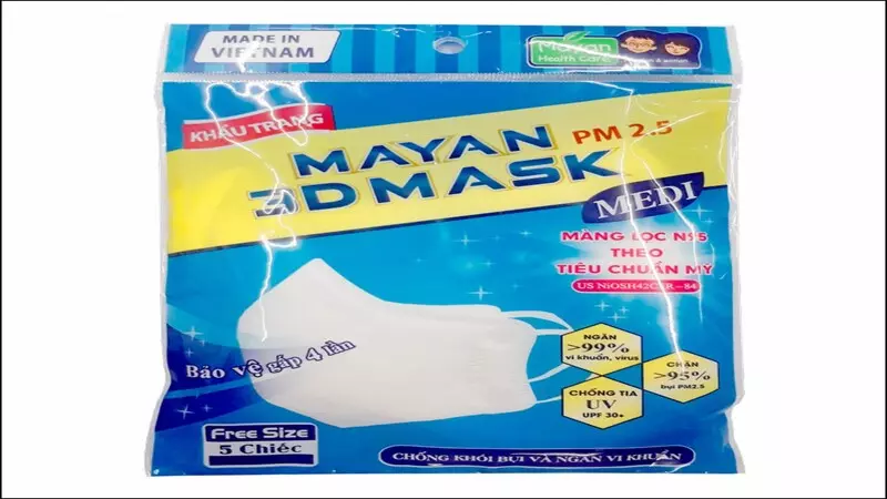 Khẩu trang Mayan 3D Mask PM 2.5