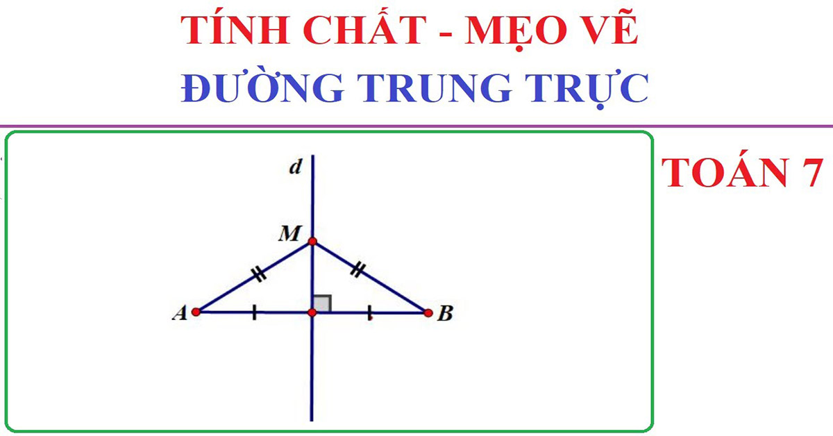 Định nghĩa đường trung trực