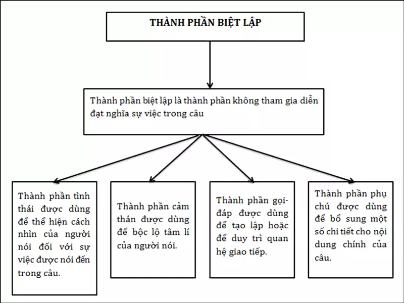 Có bao nhiêu thành phần biệt lập?