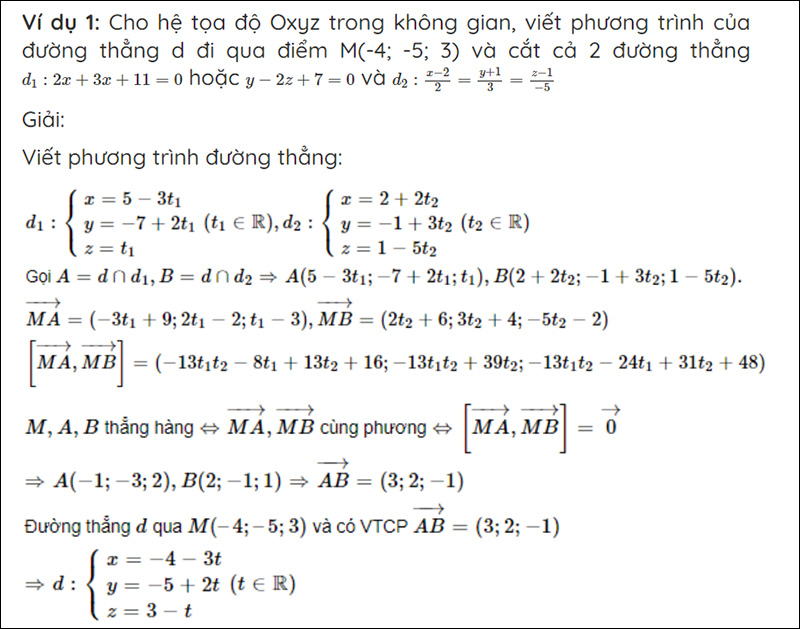 Viết phương trình đường thẳng liên quan đến hai đường thẳng khác