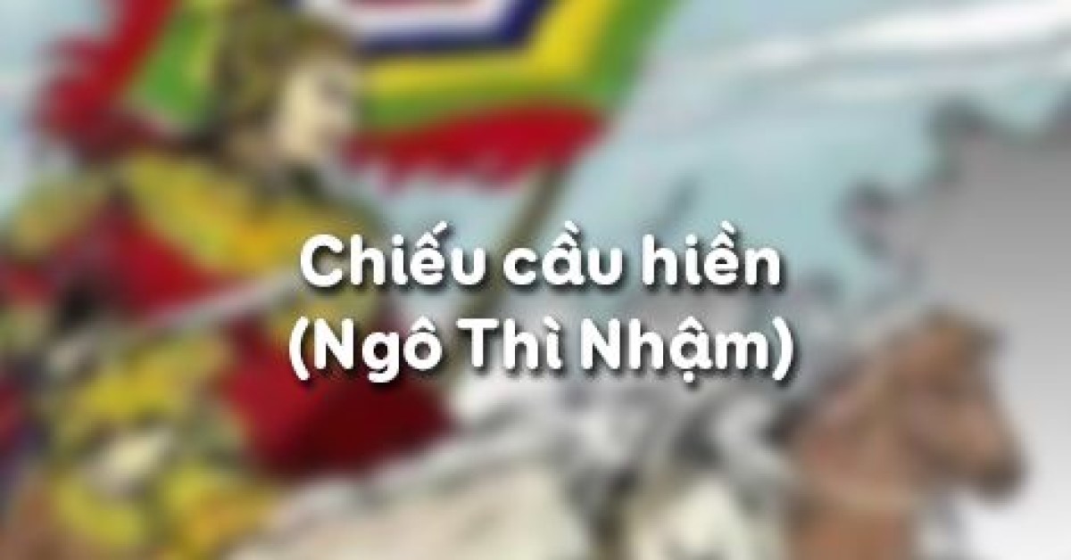 phân tích chiếu cầu hiền