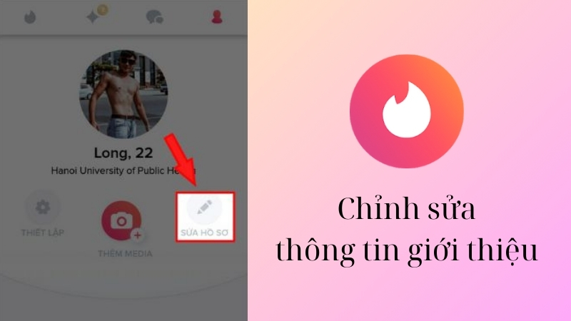 Chỉnh sửa thông tin giới thiệu của bạn