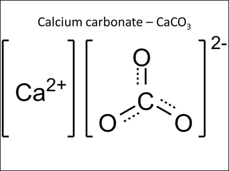 Công thức hóa học của đá vôi