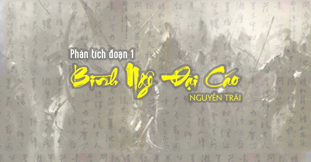 đại cáo bình ngô phần 1