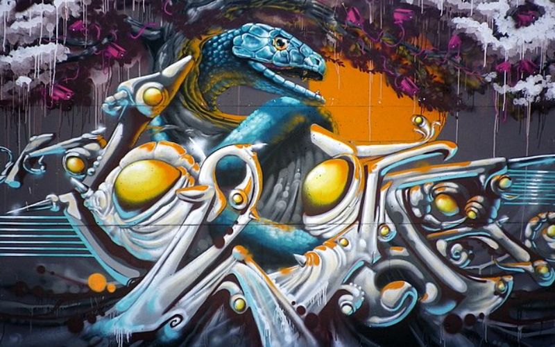 Graffiti là hình thức nghệ thuật đường phố