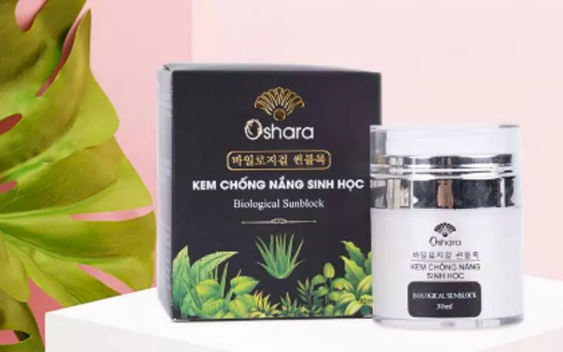 Kem chống nắng sinh học Oshara