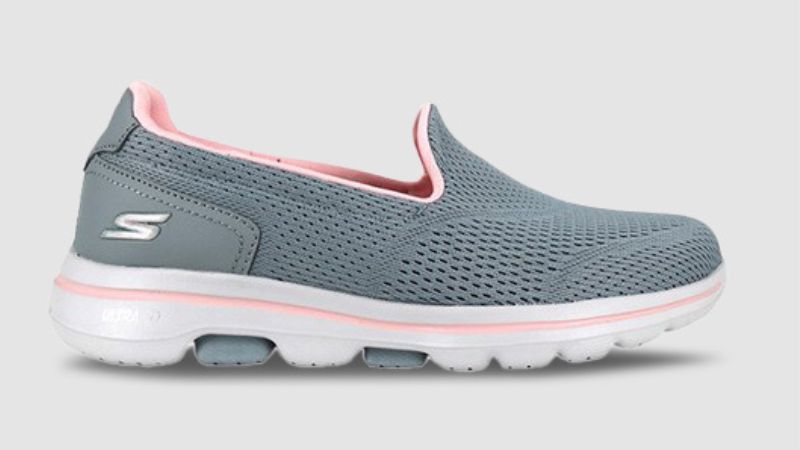 Giày Tập Luyện Nữ Skechers Go Walk 5 124244-GYLP