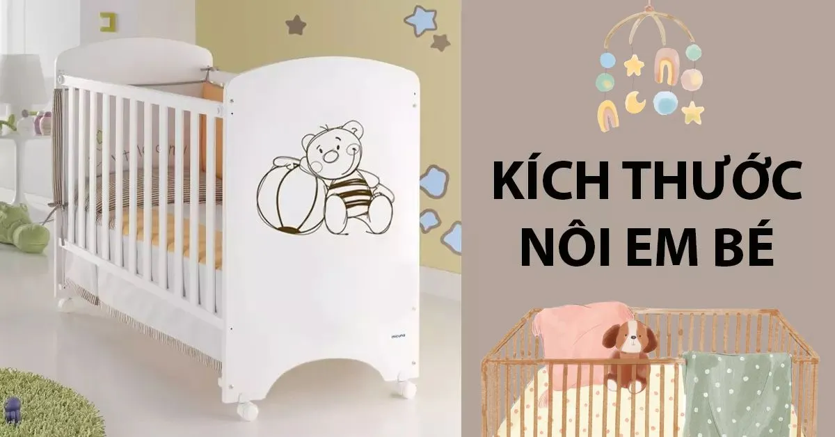 kích thước nôi em bé