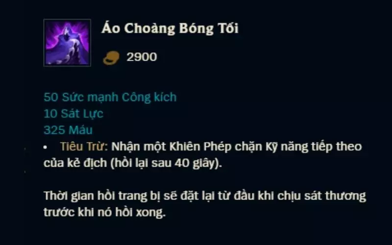 Áo choàng bóng tối