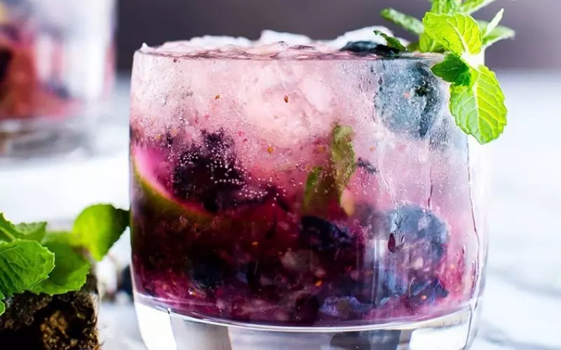 Mojito việt quất thơm ngon khó cưỡng