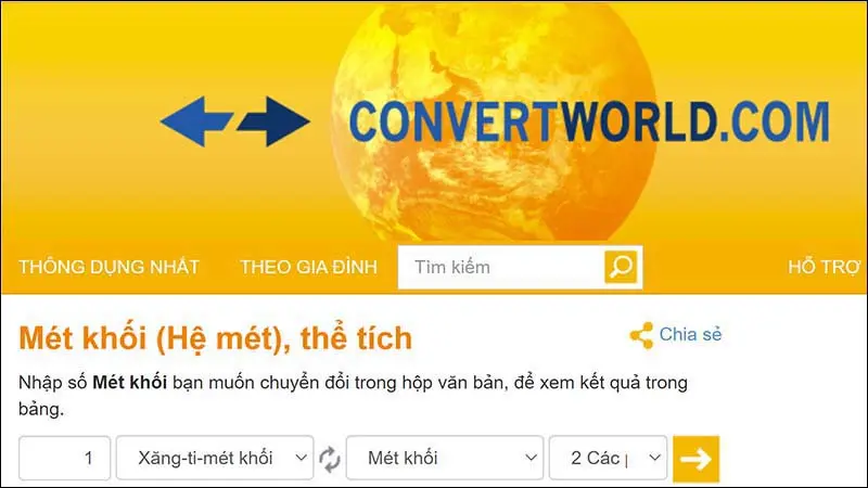 Truy cập vào ConvertWorld