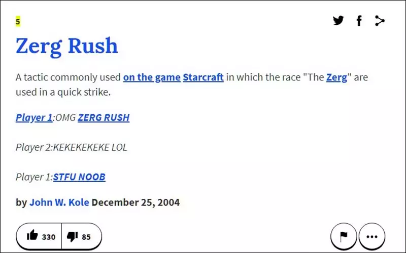 ""Zerg rush"" trong từ điển có rush là tấn công ồ ạt