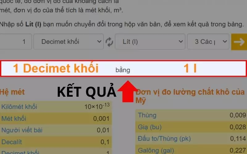 Cuối cùng xem kết quả