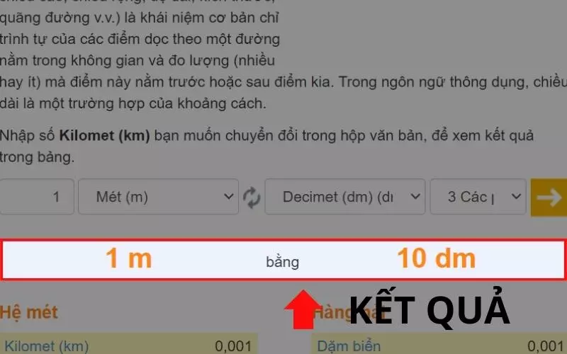 Xem kết quả chuyển đổi bên dưới