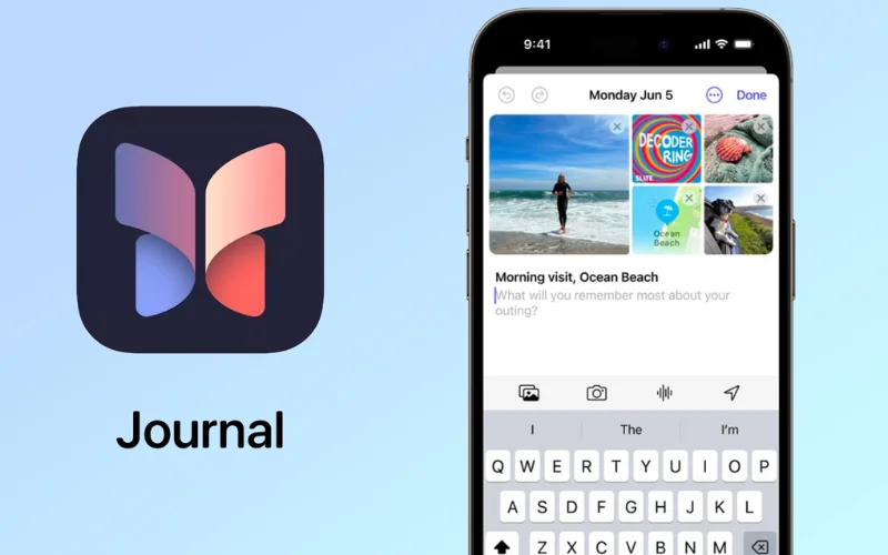 Journal cho phép người dùng iPhone ghi lại các suy nghĩ hay hoạt động của họ