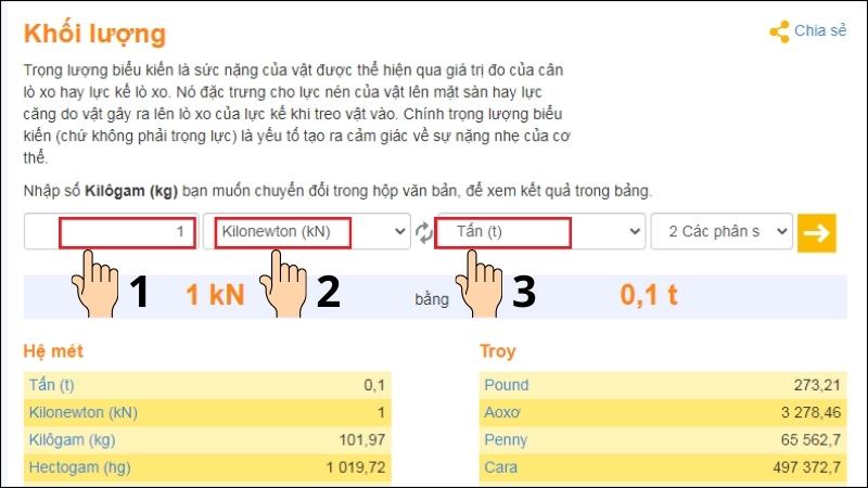 Nhập số lượng kN muốn chuyển