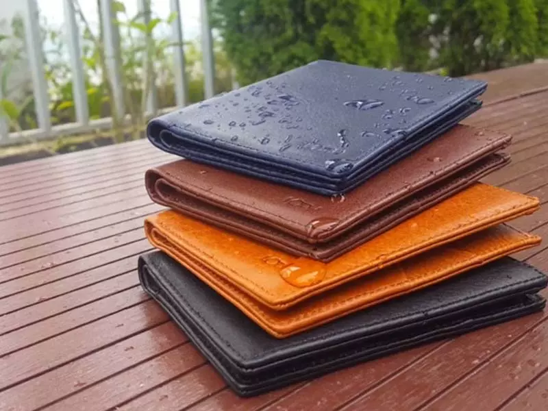 Nhược điểm lớn nhất của Genuine Leather chính là khả năng chống nước