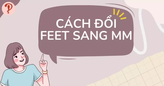 Cách chuyển đổi feet sang mm, km, m, dm chính xác bằng công cụ