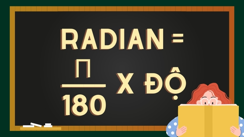 Công thức đổi độ sang radian