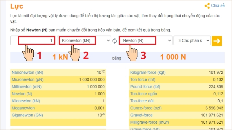 Nhập số lượng muốn chuyển