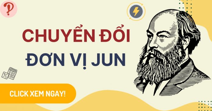 Chuyển đổi đơn vị Jun sang Watt, Kwh, Ev, Kg, Cal nhanh chóng