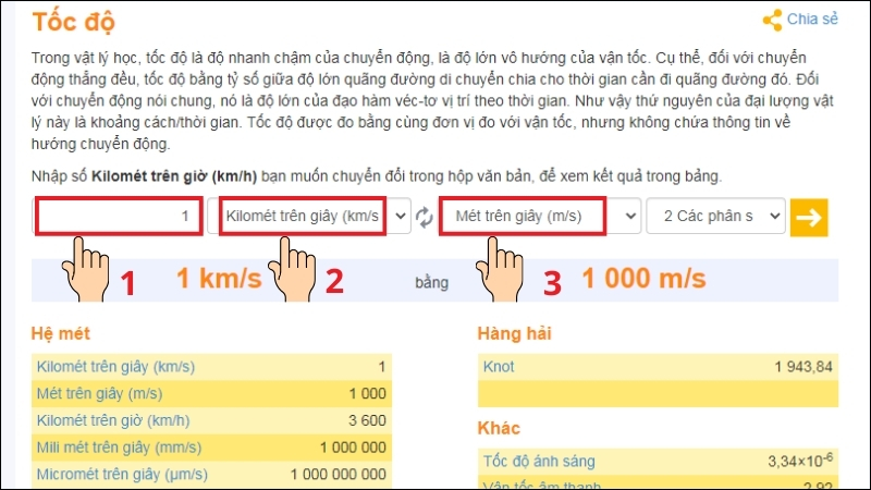 Nhập số lượng muốn chuyển