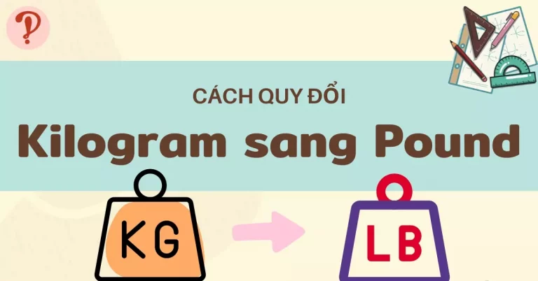 Cách quy đổi kg sang pound bằng công cụ chuyển đổi nhanh chóng