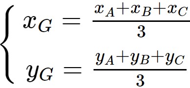 Ví dụ minh họa tìm tọa độ của trọng tâm tam giác - 26